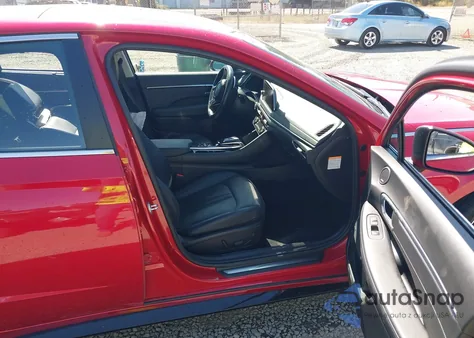 2020 Hyundai Sonata Hybrid Limited из США, поврежденный, VIN KMHL54JJ8LA009455